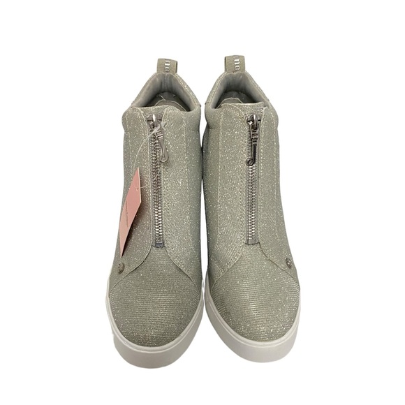 Juicy Couture Joanz Wedge Sneakers Fall Y2K Casual Ankle Boots Silver 9 - Picture 7 of 11